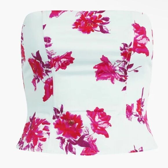 NWT FAVORITE DAUGHTER THE LANAI TOP Summer Peony size 12 - Picture 3 of 10